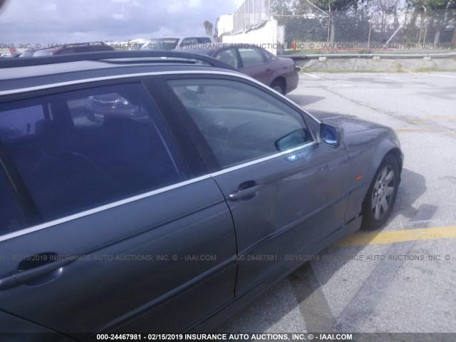 WBAAW33491ET40395 - 2001 BMW 325 IT GRAY photo 6