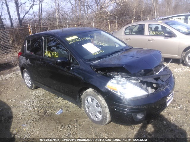 3N1BC1CP7BL387668 - 2011 NISSAN VERSA S/SL BLACK photo 1