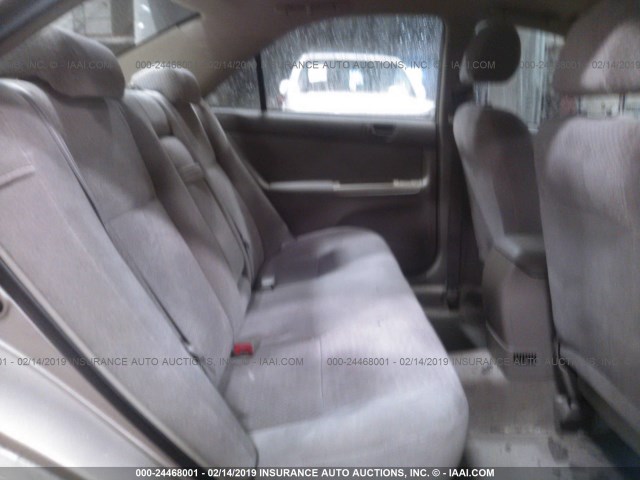 4T1BE32K23U117856 - 2003 TOYOTA CAMRY LE/XLE/SE GOLD photo 8