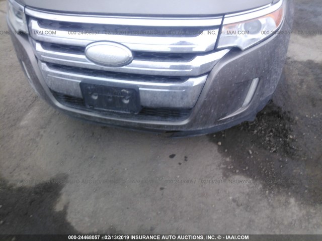 2FMDK3J97CBA82527 - 2012 FORD EDGE SEL CREAM photo 6