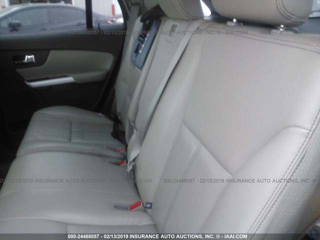 2FMDK3J97CBA82527 - 2012 FORD EDGE SEL CREAM photo 8