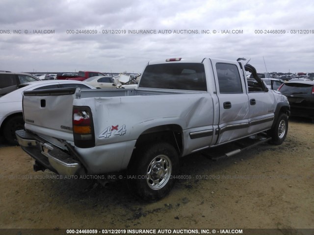 1GCGK13U52F192822 - 2002 CHEVROLET SILVERADO K1500 HEAVY DUTY SILVER photo 4