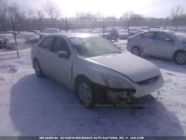 JHMCN36415C013063 - 2005 HONDA ACCORD HYBRID WHITE photo 1