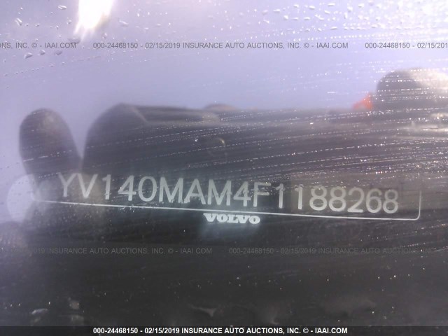 YV140MAM4F1188268 - 2015 VOLVO S80 PLATINUM BLACK photo 9