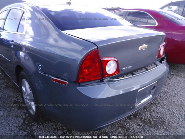 1G1ZG57B28F160910 - 2008 CHEVROLET MALIBU LS GRAY photo 6