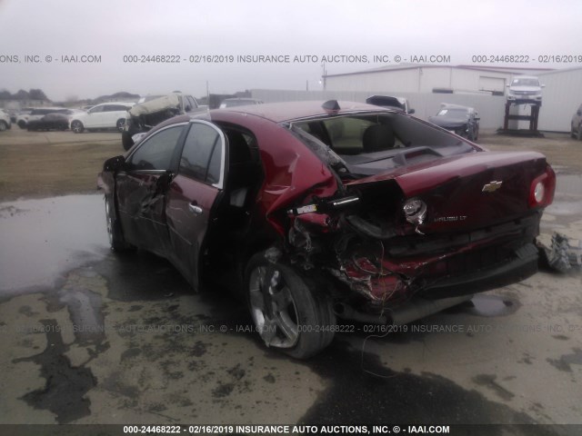 1G1ZC5E03CF293777 - 2012 CHEVROLET MALIBU 1LT 红色 照片 3