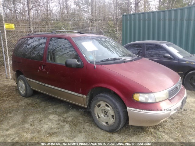 4M2DV1117VDJ31338 - 1997 MERCURY VILLAGER RED photo 1