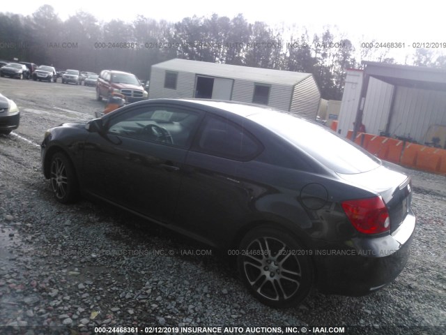 JTKDE167650062953 - 2005 TOYOTA SCION TC შავი ფოტო 3