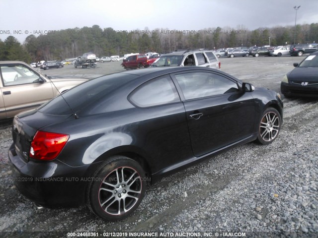 JTKDE167650062953 - 2005 TOYOTA SCION TC შავი ფოტო 4