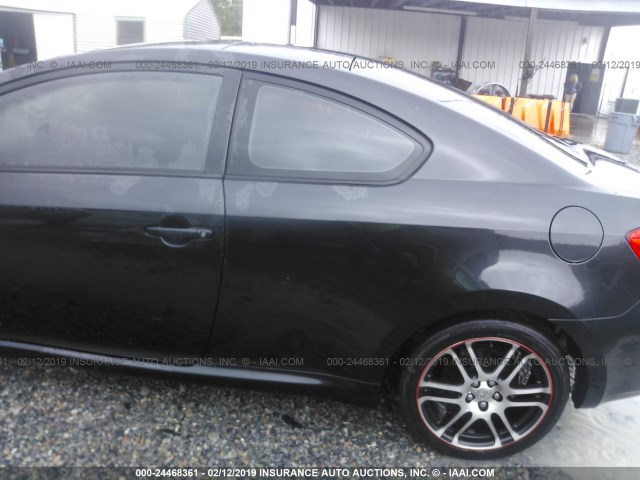 JTKDE167650062953 - 2005 TOYOTA SCION TC შავი ფოტო 6