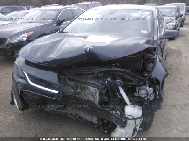 1G1ZC5ST8HF204517 - 2017 CHEVROLET MALIBU LS BLACK photo 6