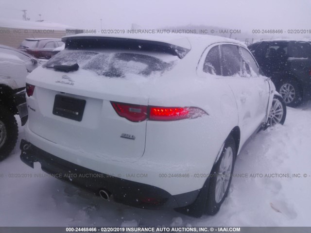 SADCK2BV7HA899204 - 2017 JAGUAR F-PACE PRESTIGE WHITE photo 4