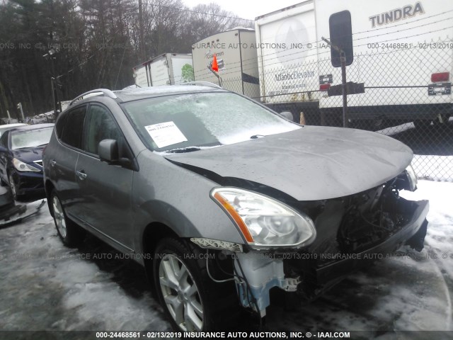 JN8AS5MV3DW119511 - 2013 NISSAN ROGUE S/SV GRAY photo 1