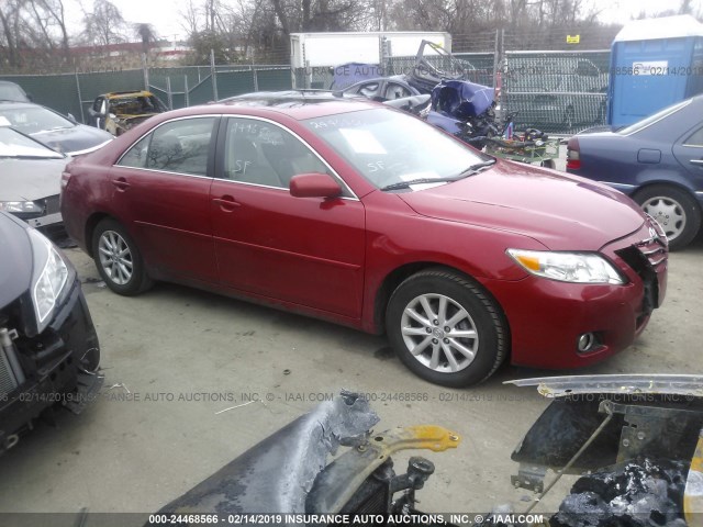 4T1BK3EK4AU609239 - 2010 TOYOTA CAMRY SE/LE/XLE 红色 照片 1