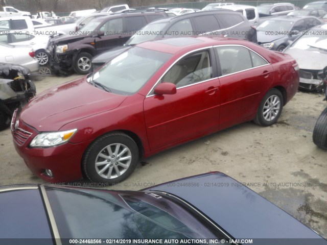 4T1BK3EK4AU609239 - 2010 TOYOTA CAMRY SE/LE/XLE 红色 照片 2