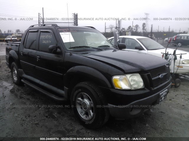 1FMZU67K14UC14060 - 2004 FORD EXPLORER SPORT TR  BLACK photo 1