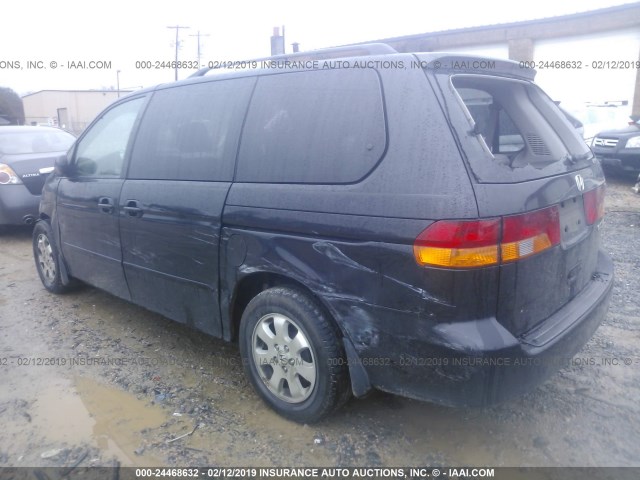 5FNRL18094B117883 - 2004 HONDA ODYSSEY EXL BLACK photo 3