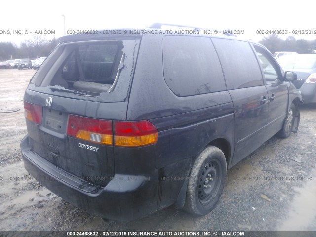 5FNRL18094B117883 - 2004 HONDA ODYSSEY EXL BLACK photo 4