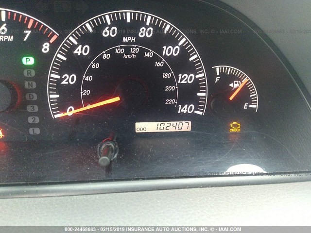 4T1BF30K65U106345 - 2005 TOYOTA CAMRY LE/XLE/SE BLUE photo 7