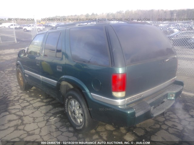 1GKDT13W0W2512986 - 1998 GMC JIMMY GREEN photo 3