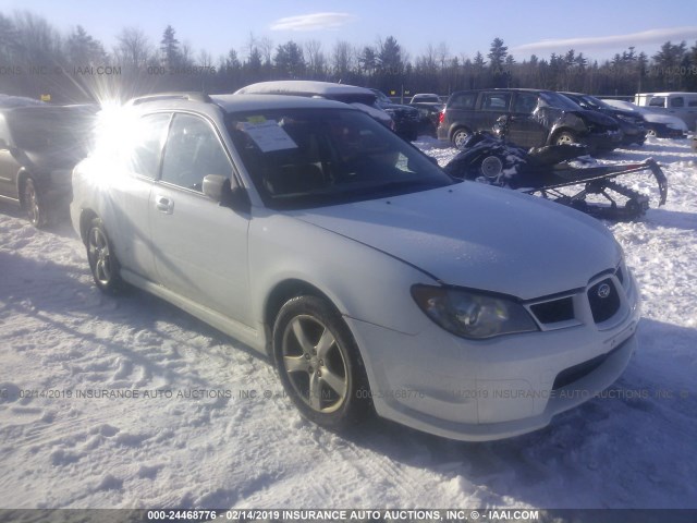 JF1GG67646H817334 - 2006 SUBARU IMPREZA 2.5I SPORTS WAGON WHITE photo 1