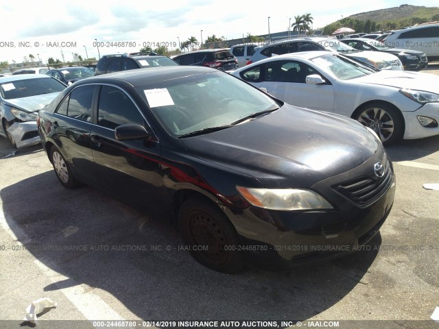 4T1BE46KX8U235225 - 2008 TOYOTA CAMRY CE/LE/XLE/SE BLACK photo 1
