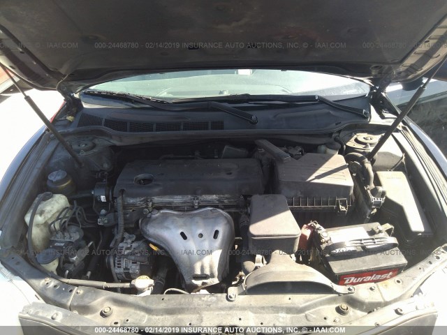 4T1BE46KX8U235225 - 2008 TOYOTA CAMRY CE/LE/XLE/SE BLACK photo 10
