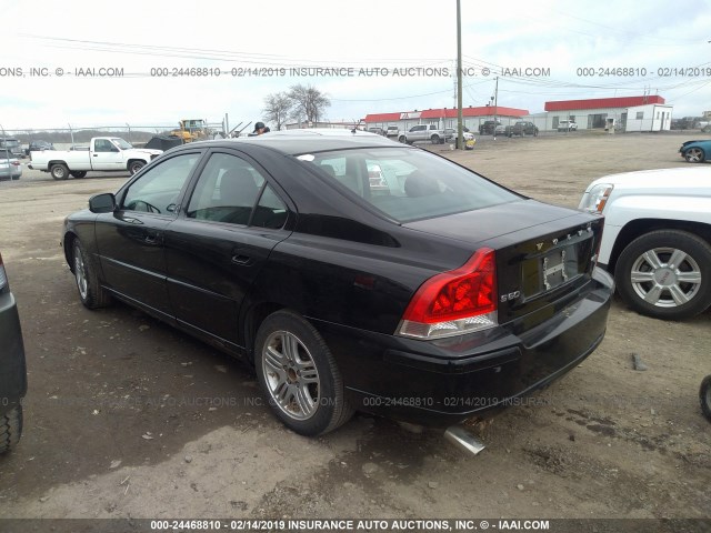 YV1RS592192727758 - 2009 VOLVO S60 2.5T BLACK photo 3