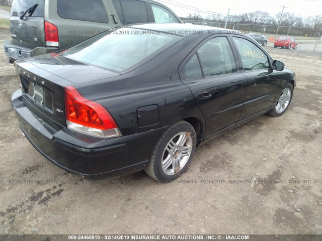 YV1RS592192727758 - 2009 VOLVO S60 2.5T BLACK photo 4