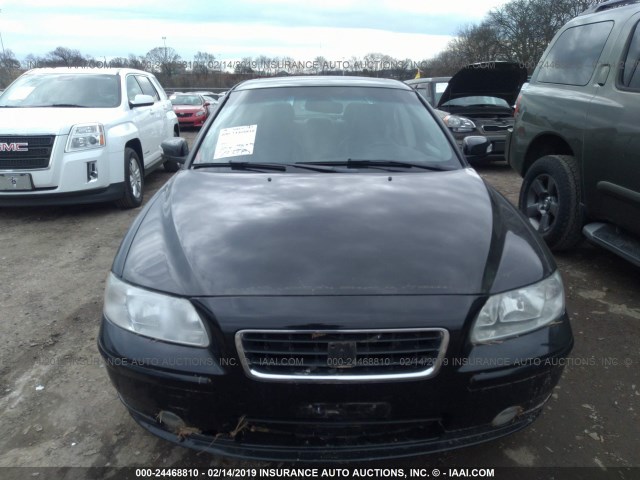 YV1RS592192727758 - 2009 VOLVO S60 2.5T BLACK photo 6