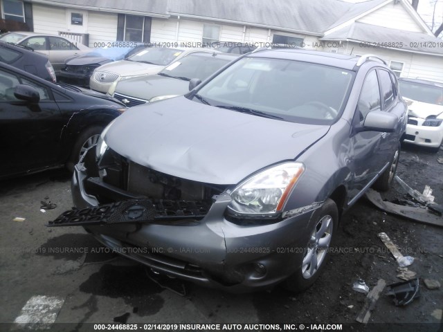 JN8AS5MV0BW279262 - 2011 NISSAN ROGUE S/SV/KROM SILVER photo 2