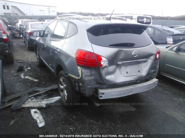 JN8AS5MV0BW279262 - 2011 NISSAN ROGUE S/SV/KROM SILVER photo 3