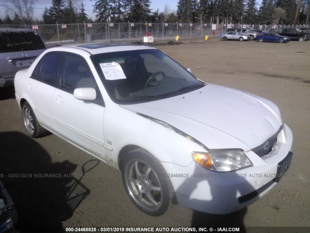 JM1BJ225510461299 - 2001 MAZDA PROTEGE LX/ES თეთრი ფოტო 1