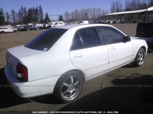 JM1BJ225510461299 - 2001 MAZDA PROTEGE LX/ES თეთრი ფოტო 4