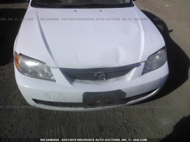JM1BJ225510461299 - 2001 MAZDA PROTEGE LX/ES თეთრი ფოტო 6