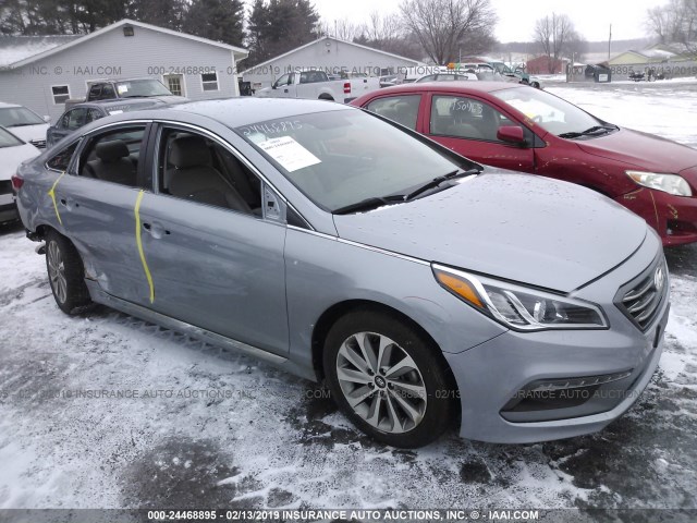 5NPE34AF4FH084438 - 2015 HYUNDAI SONATA SPORT/LIMITED Light Blue photo 1