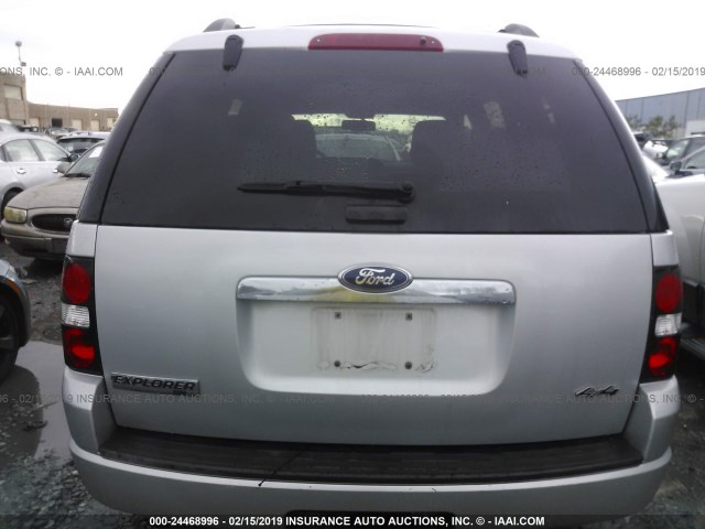 1FMEU7DE2AUB03189 - 2010 FORD EXPLORER XLT SILVER photo 6