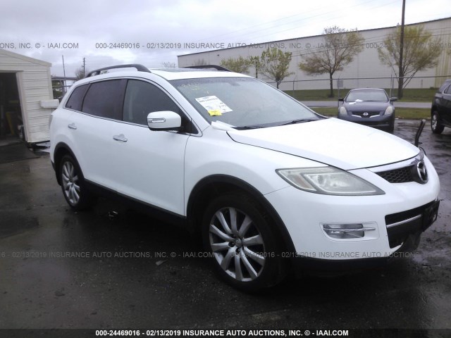 JM3TB38C170118700 - 2007 MAZDA CX-9 WHITE photo 1