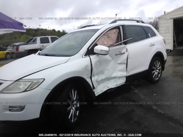 JM3TB38C170118700 - 2007 MAZDA CX-9 WHITE photo 2