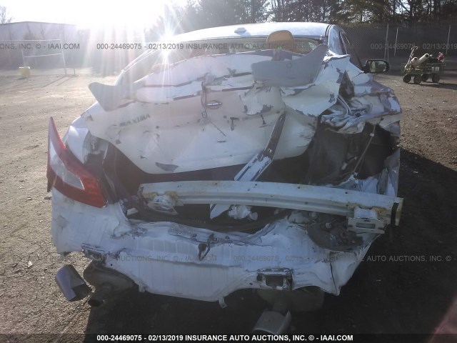 1N4AA5AP5BC866682 - 2011 NISSAN MAXIMA S/SV WHITE photo 6