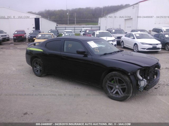 2B3KA43G76H175079 - 2006 DODGE CHARGER SE/SXT BLACK photo 1