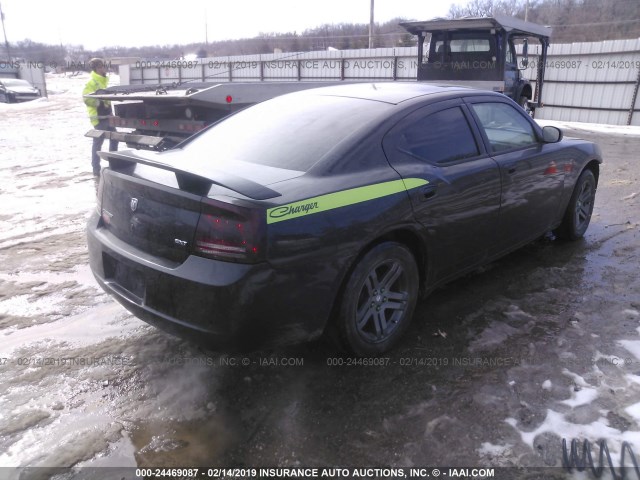 2B3KA43G76H175079 - 2006 DODGE CHARGER SE/SXT BLACK photo 4