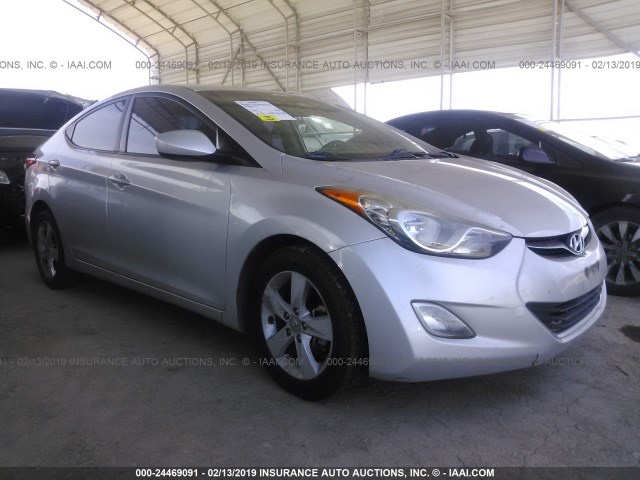 KMHDH4AE0DU540471 - 2013 HYUNDAI ELANTRA GLS/LIMITED SILVER photo 1