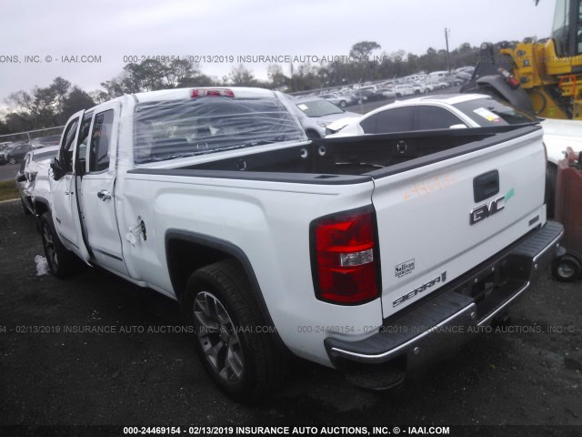 1GTV2VEC4EZ197547 - 2014 GMC SIERRA K1500 SLT WHITE photo 3