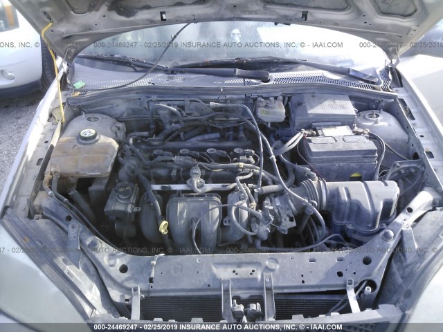 1FAFP34N87W245994 - 2007 FORD FOCUS ZX4/S/SE/SES TAN photo 10