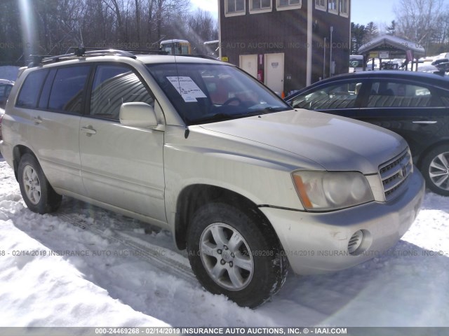 JTEHF21A630148223 - 2003 TOYOTA HIGHLANDER LIMITED GOLD photo 1