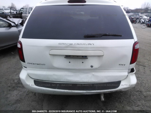 2D4GP44LX4R501448 - 2004 DODGE GRAND CARAVAN SXT WHITE photo 6