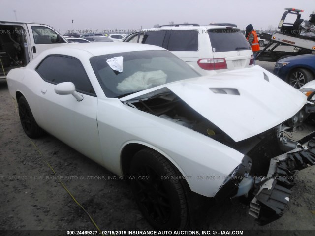 2C3CDZAG0FH833811 - 2015 DODGE CHALLENGER SXT WHITE photo 1