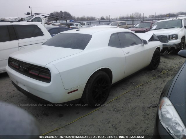 2C3CDZAG0FH833811 - 2015 DODGE CHALLENGER SXT WHITE photo 4