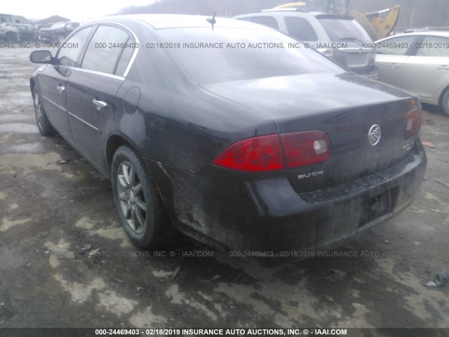 1G4HD57237U130347 - 2007 BUICK LUCERNE CXL BLACK photo 3